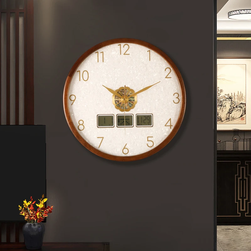 +Horloge Murale Chic Unique, Classique, Nordique, Design Mécanique, Cuisine De Luxe, Décor De Salon