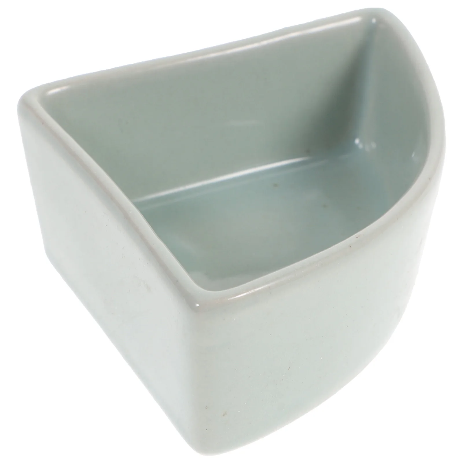

1Pcs Anti-Tip Ceramic Pet Bowl Heavy Base Hamster Food Feeder Drinking Feeding Basin Small Animal Food Bowl Pet Supplies
