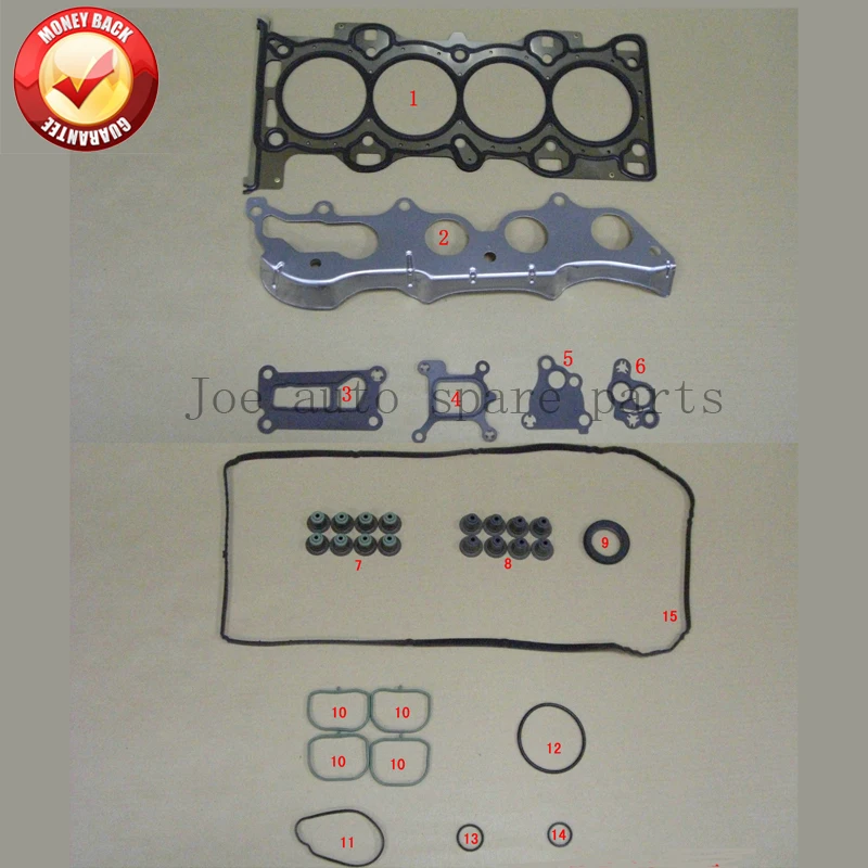 CJBA CJBB GZ L3 LF17 LF18 Полный комплект прокладок двигателя для FORD ESCAPE/MONDEO/ECOSPORT MAZDA 6/3 M6 M3/MPV II 50235400
