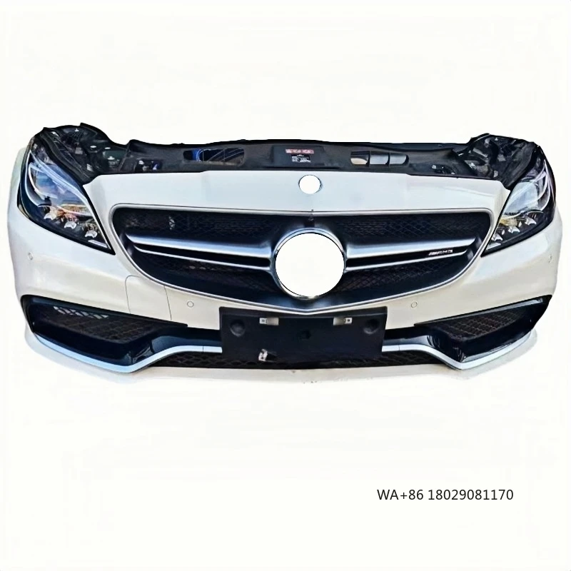 

GLS W218 Style Front Bumper Kit with Fog Light Used Condition ABS Plastic Auto Car Upgrade Replacement