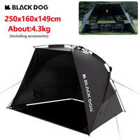 Naturehike BLACKDOG Camping Automatic Dome Tent Lightweight Outdoor Beach Travel Picnic 150D Sun Shelter Waterproof 2-3 People