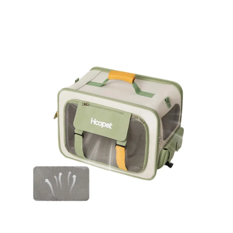 

Home Portable cat backpack for cats when going out, trolley box for two and multiple pets, cat villa large capacity suitcase