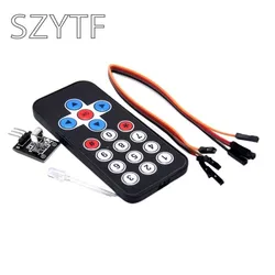 Black Infrared IR Wireless Remote Control Module Kits DIY Kit HX1838 For Raspberry Pi Smart Electronics Hot Sale 