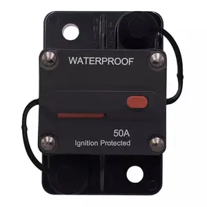 Restauração do fusível do interruptor da C.C., 12-48V, 30A, 40A, 50A, 60A, 70A, 80A, 100A, 120A, 150A, 200A, 250A, 300A, ampère para o carro, barco, auto, impermeável 10 principais vendas disjuntor inteligente dc - №1