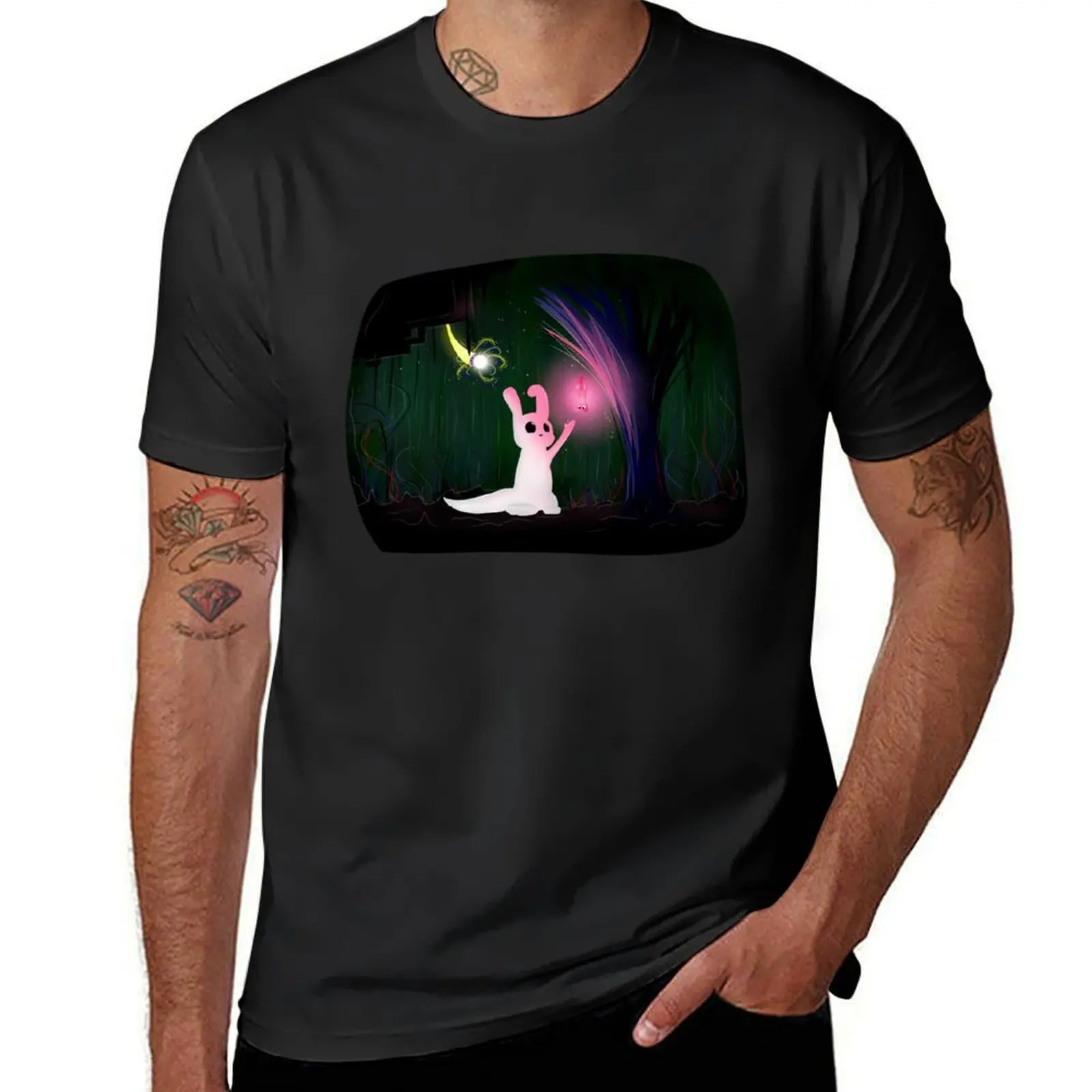 Glowing Slugcat // Rain World T-Shirt customizeds cute clothes plus size tops boys whites men clothings