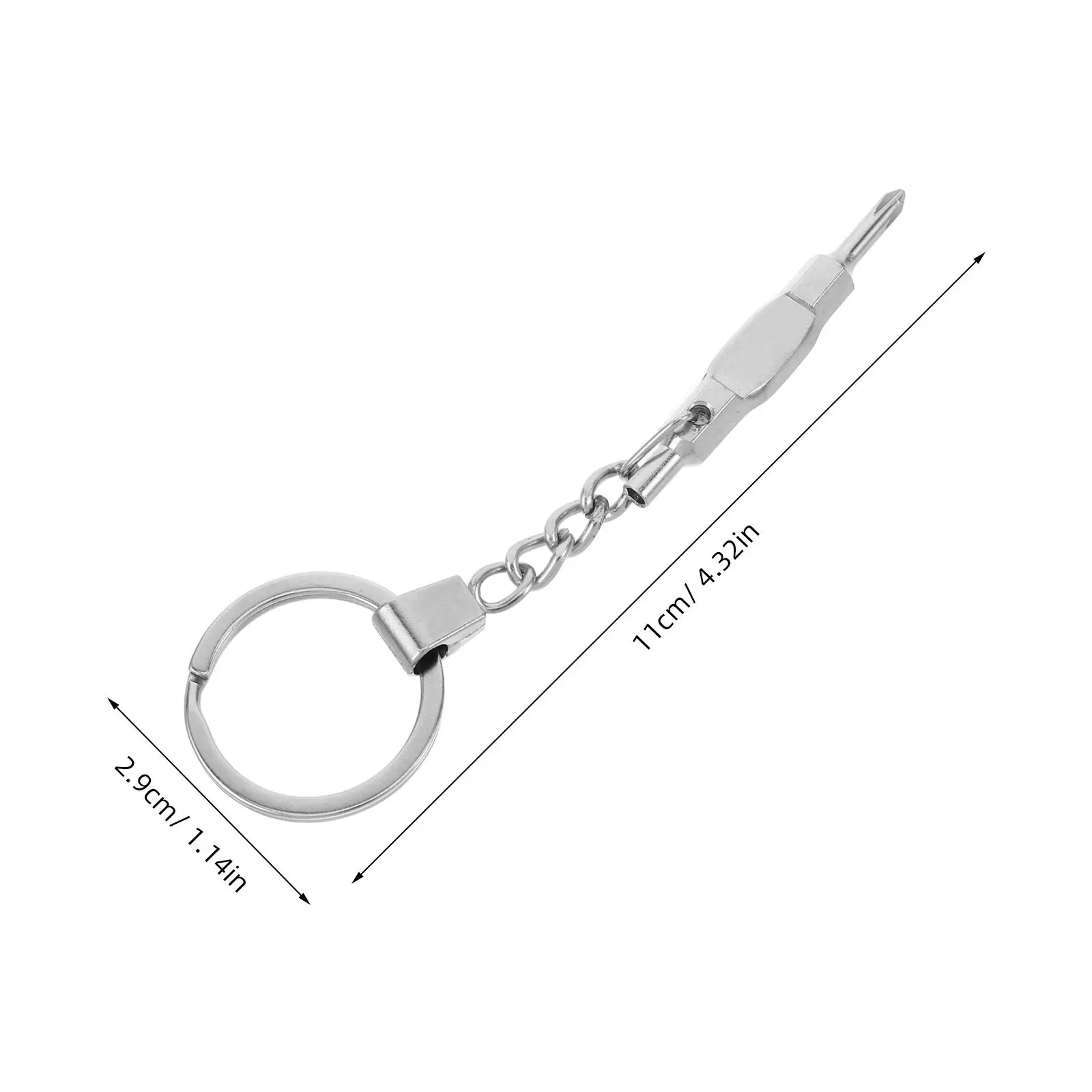 Set di Cacciaviti di Precisione in Lega Portatile per Riparazione Fingerboard, Dispositivo di Manutenzione per Skateboard da Dito, Argento