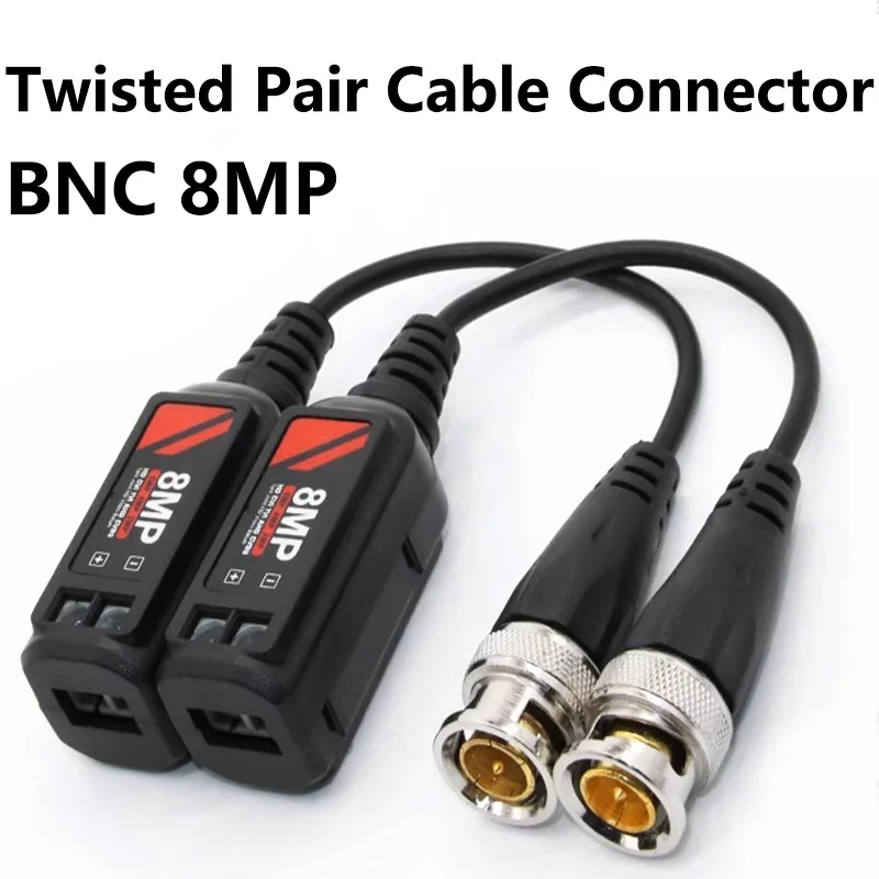 5/10 пар/20 шт. 8MP 4K BNC витой CCTV Video Balun пассивные трансиверы UTP Balun BNC CCTV Cat5 UTP Video AHD/CVI/TVI