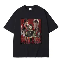 Ryan Ross Graphic Print Tshirt Men's Gothic Rock Oversized Short Sleeve Male Fashion T-shirt Men Women Casual Pure Cotton Tees