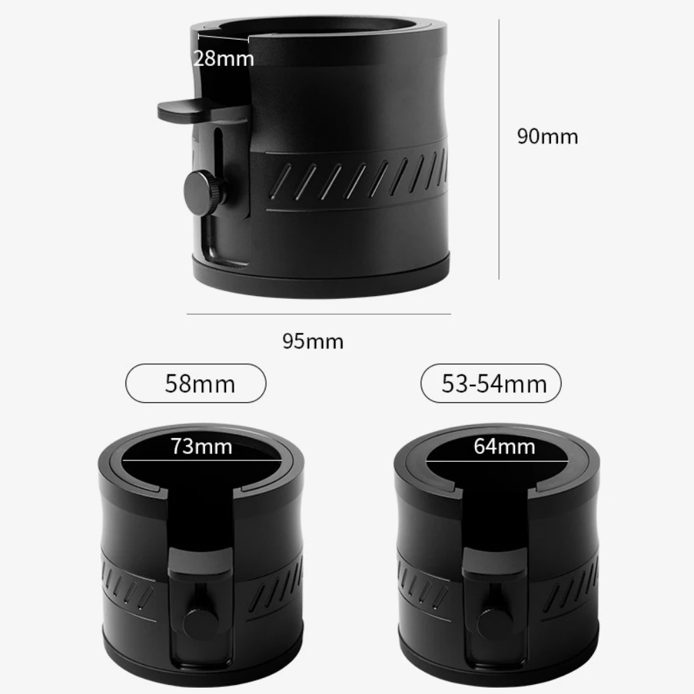 Espresso Coffee Portafilter Holder Stand Base Featuring Adjustable Height for Stable and Precise Tamping with Enhanced Support