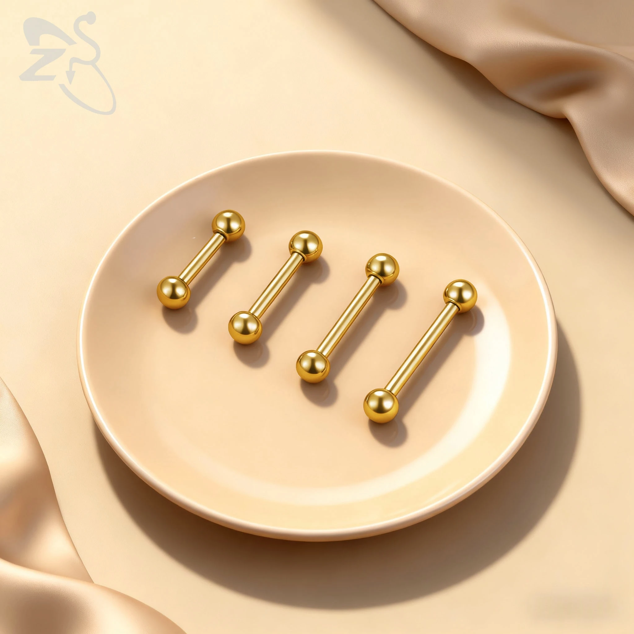 G23 Titanium Eyebrow Ring with Internal Thread for Piercing