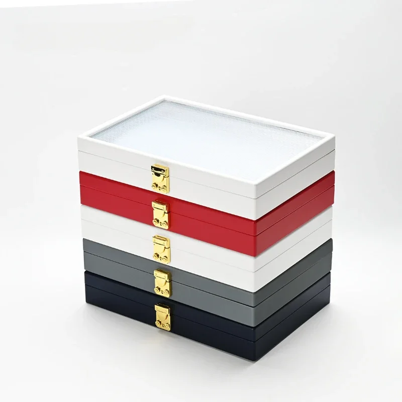 

Jewelry box, high-end PU leather earrings, bracelets, necklaces, ring boxes, jewelry storage and display jewelry boxes