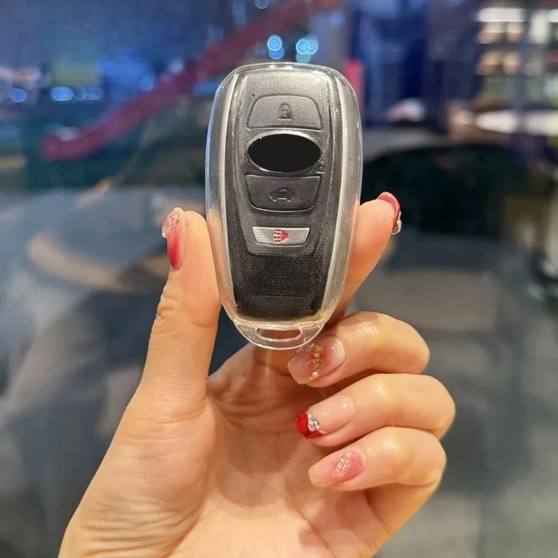 حافظة مفاتيح ذكية للسيارة الجديدة غطاء شل فوب لسوبارو BRZ XV SV فورستر ليجاسي Outback Crosstrek Impreza WRX Ascent ملحقات #4