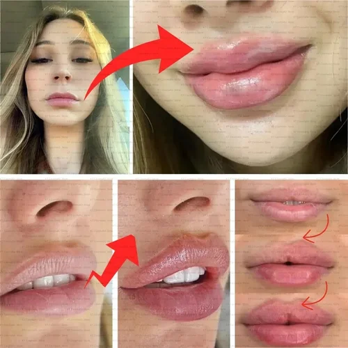 Imagen 2 del producto Aceite esencial para rellenar los labios instantáneos, nutritivo, antiarrugas, hidratante, cuidado de los labios Sexy, brillo de labios carnoso definitivo, suero, cosméticos