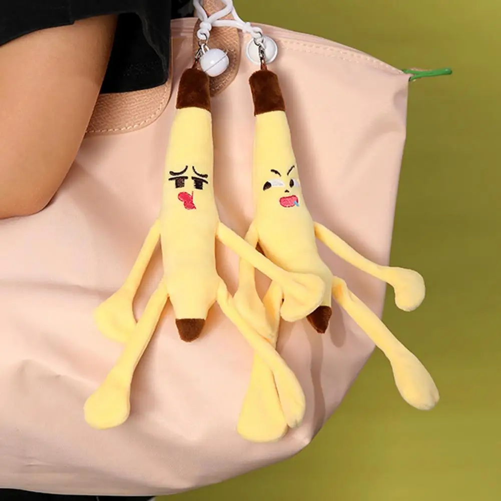 Lively Banana Banana Plush Doll with Music Twistable Limbs Fun Fruit Stuffed Toy for Kids Cute Anime Decor for Birthday Gifts