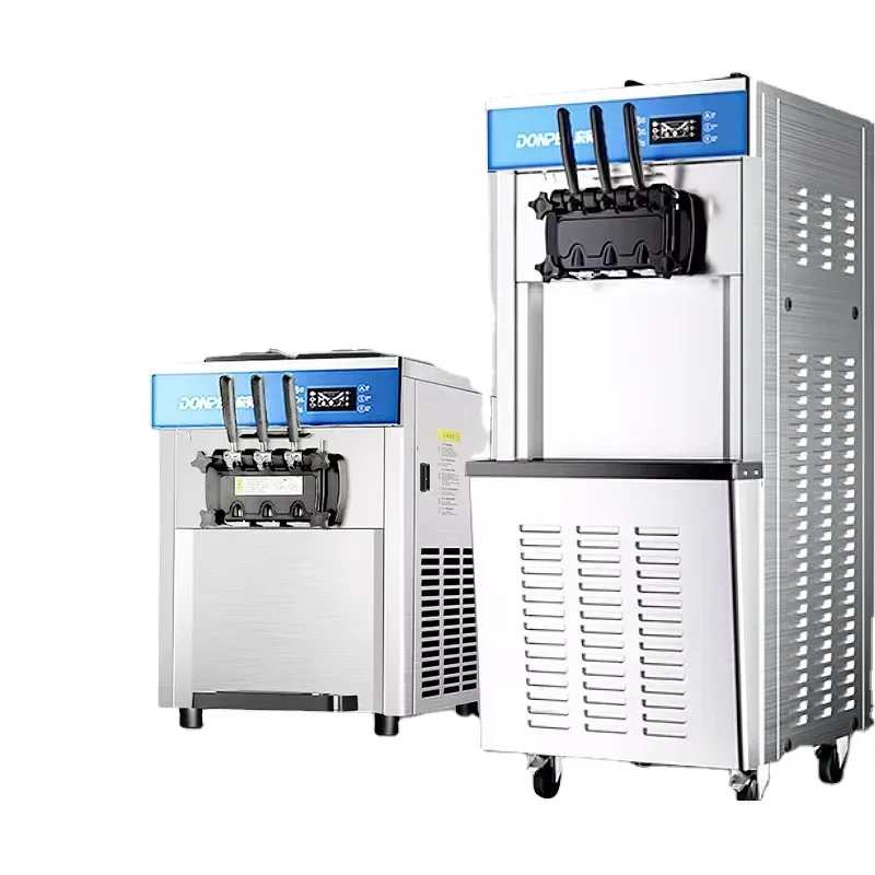 Low energy consumption small soft ice cream machine environmental protection and energy saving soft ice cream machine