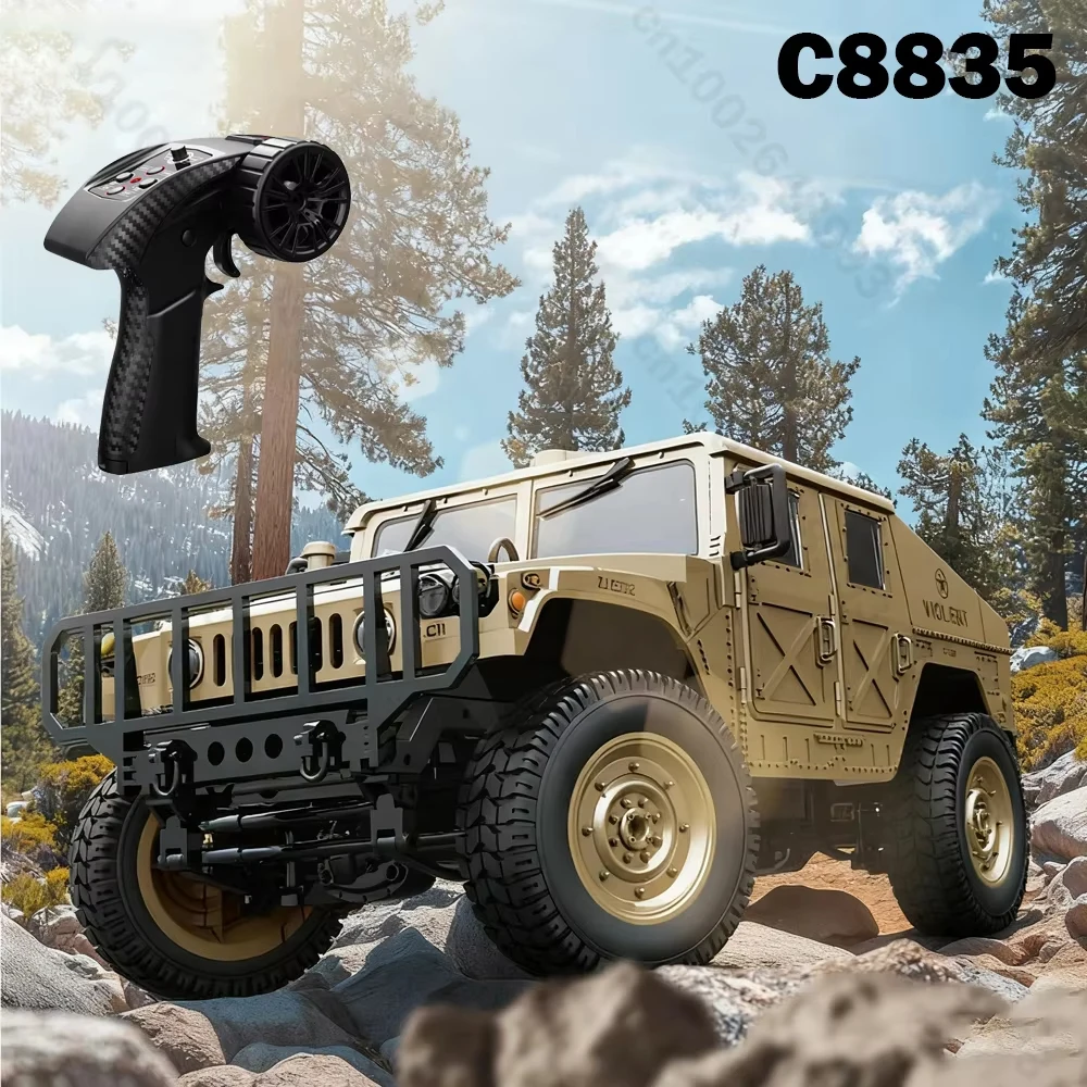 

JJRC C8835 RC Car Simulation All-terrain RC Off-road Climbing Car Electric Remote Control Car Model with Light Xmas Gift