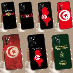 Tunisia Flag Map Case For Samsung Galaxy A34 A54 A14 A15 A25 A35 A55 A53 A33 A13 A52 A32 A12 A51 A71 Cover