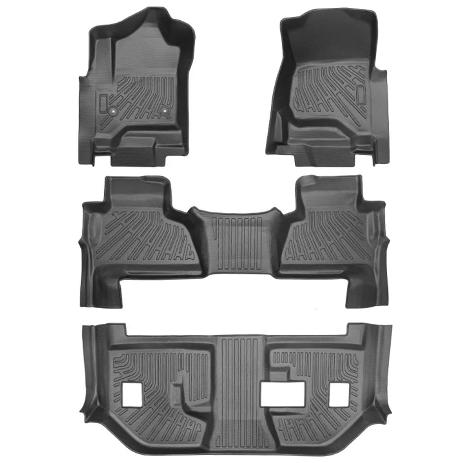 

Всепогодные напольные коврики для Chevrolet Suburban GMC Yukon Tahoe 2015 ~ 2020 TPE Автомобильный коврик в багажник Комплект 3D ковриков PHEV & HEV