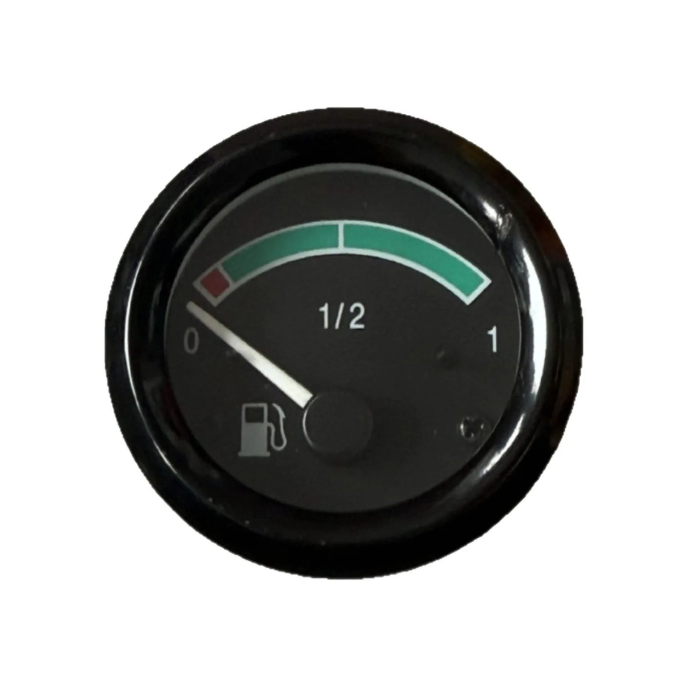 JYK-3G Round Black Face Fuel Level Gauge for Cars and Generators Supporting Both 12V and 24V Input with Direct Connector