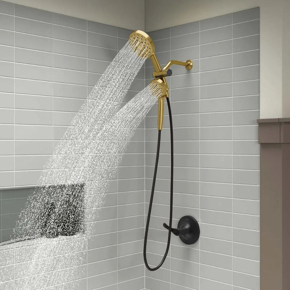 

3-in-1 Multifunction Shower Head with PowerSweep Combo Shower Kit, PowerSweep Spray, Magnetic Handshower Dock