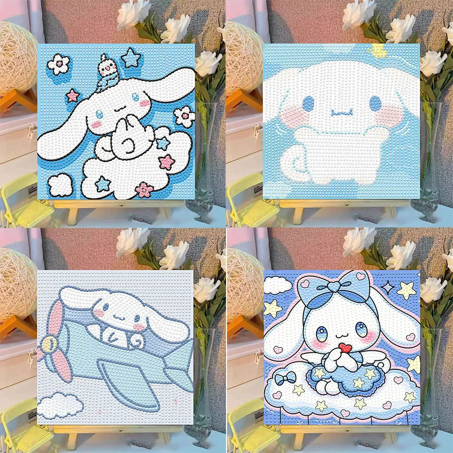 Kit de Pintura Decorativa de Diamantes de Imitación Sanliou Yuguigou, Bordado en Cruz 5D, Pintura Artística DIY para Niños, Regalo de Cumpleaños para Parejas