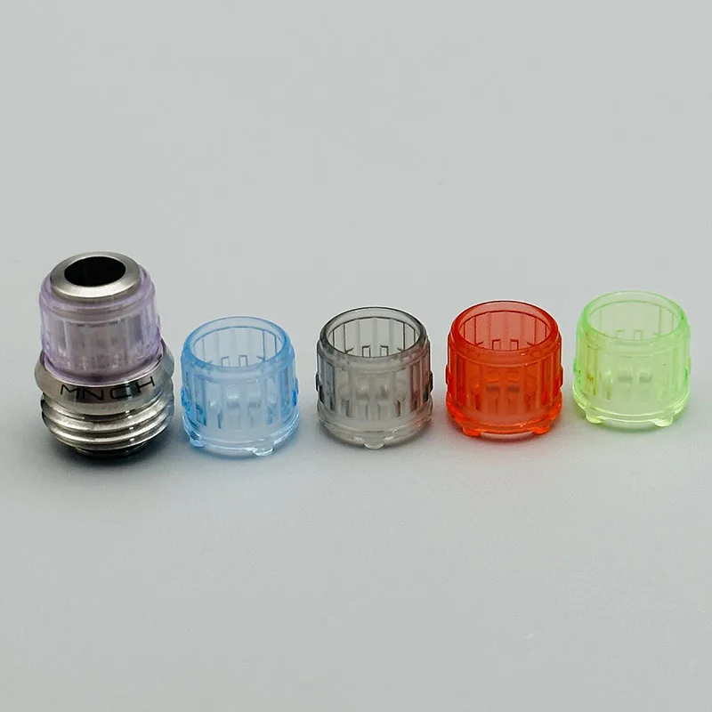 vape Monarchy MNCH Knob Style Drip Tip 5.2mm Inner diameter POM PC PEEK PEI material for BB / Billet / Boro AIO Box Mod vape mod