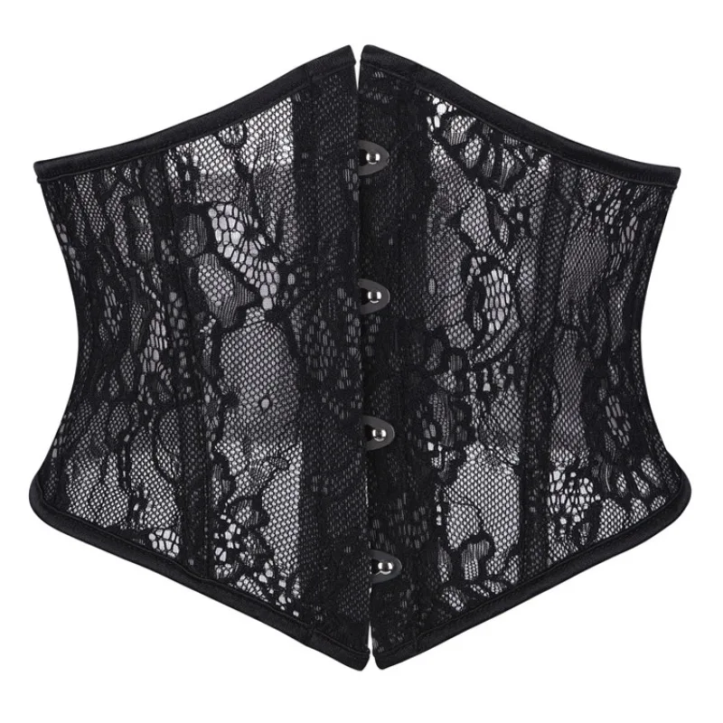 Spitzen-Korsetts Bustier Sexy Unterbrust-Korsett Figurformendes Korsett-Top für Damen Steampunk Schnür-Korsetts