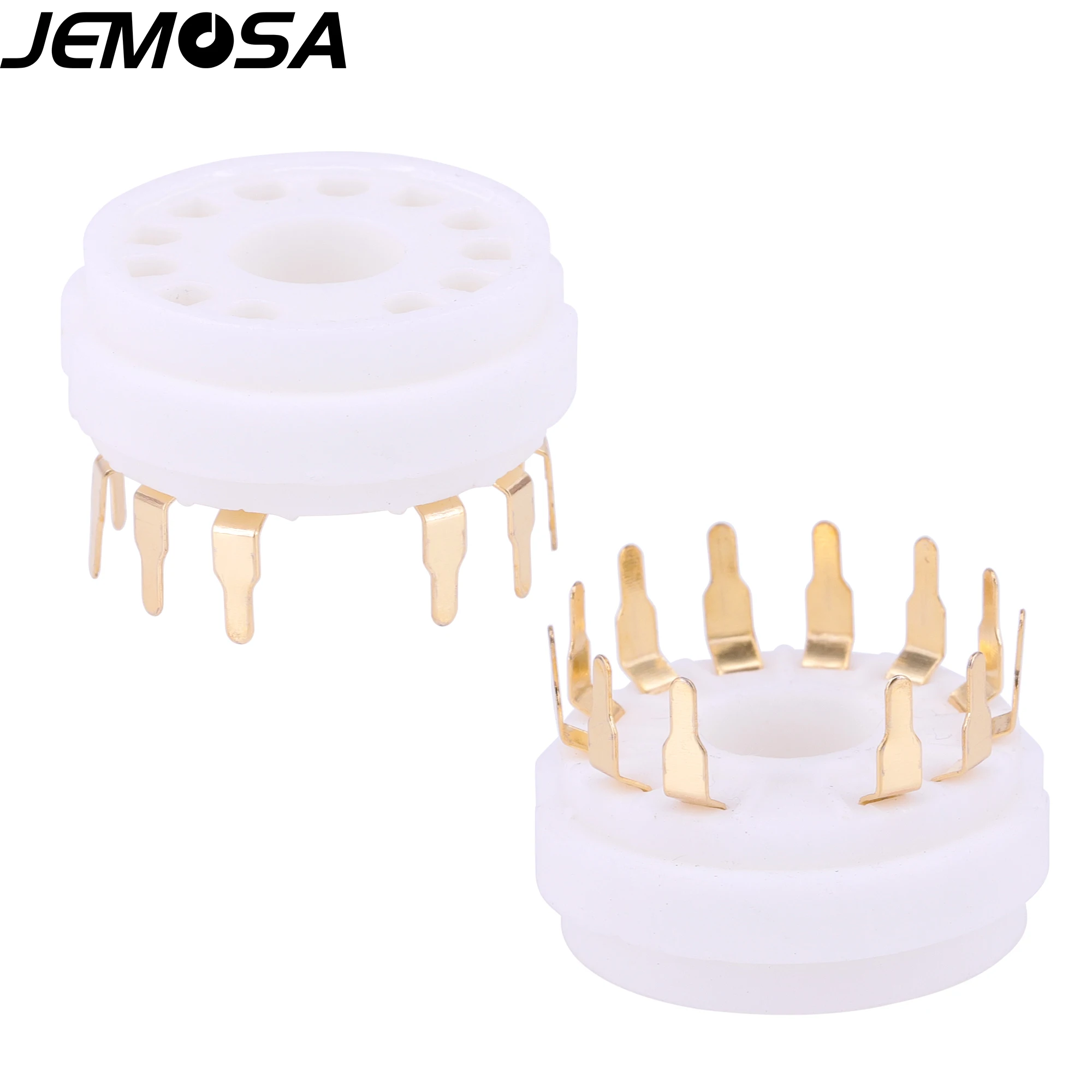 Tubo de cerâmica soquete 12 pinos de tubo de elétron soquete pcb montagem 9mn8 8ac9 50ca10 amplificador de tubo de vácuo do vintage de alta fidelidade áudio