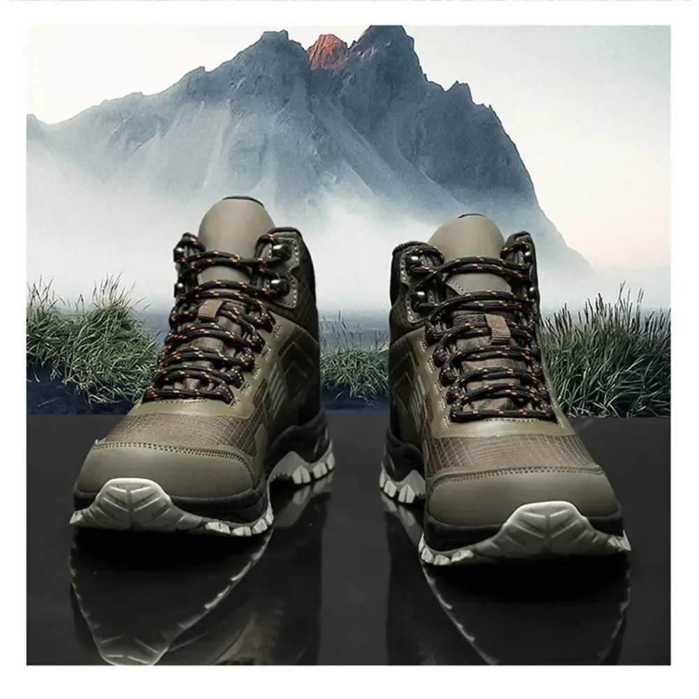 

Новые дизайнерские зимние ботинки, мужские плюшевые кожаные супер теплые ботильоны, мужские уличные походные ботинки Mansculino