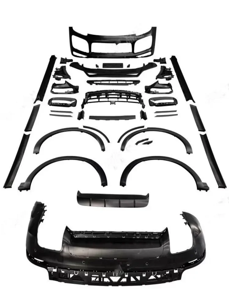 

Car Body kit for Porsche Cayenne Porsche Cayenne Sport Design SD GT Front rear bumper surround wheel eyebrow side skirt grille