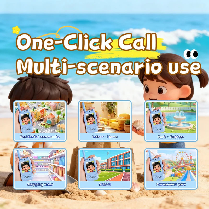 JK200 – walkie-talkie jouet pour enfants, appel en un clic sans réseau, vidéo HD, Chat, prise de Photo, changement vocal, cadeau pour enfants, garçons et filles