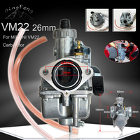 Mikuni VM22 Carburetor PZ26 26mm Carb For 110 125 140 150 160cc Lifan YX Zongshen Dirt Pit Bike ATV XR50 CRF70 KLX BBR