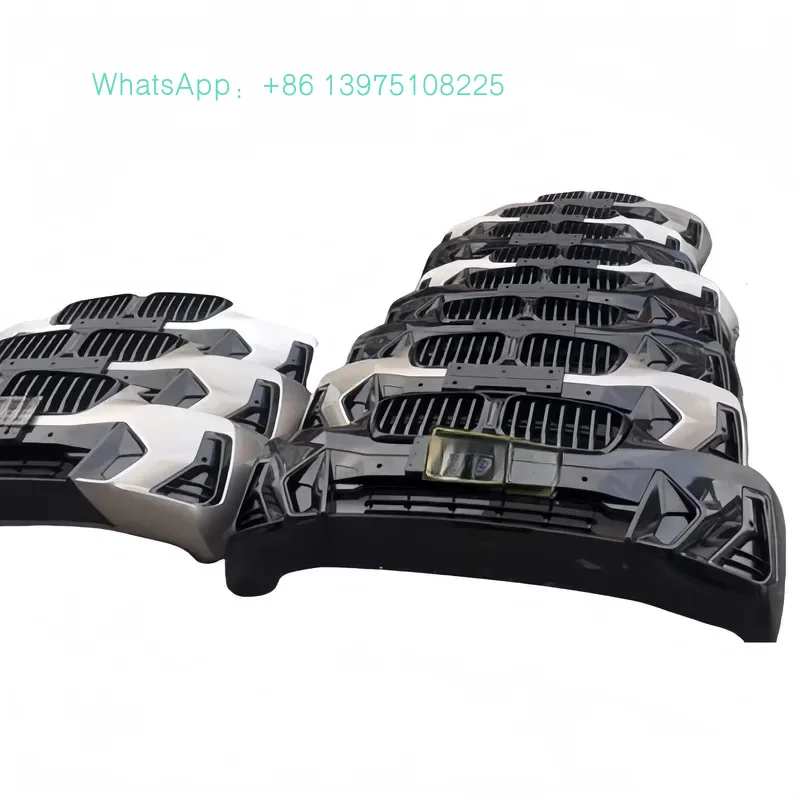 

Auto Parts New High Quality Front Bumper With Grille Assembly Lower Whole X3 X4 G01 G02 G08 M4 Upgrade