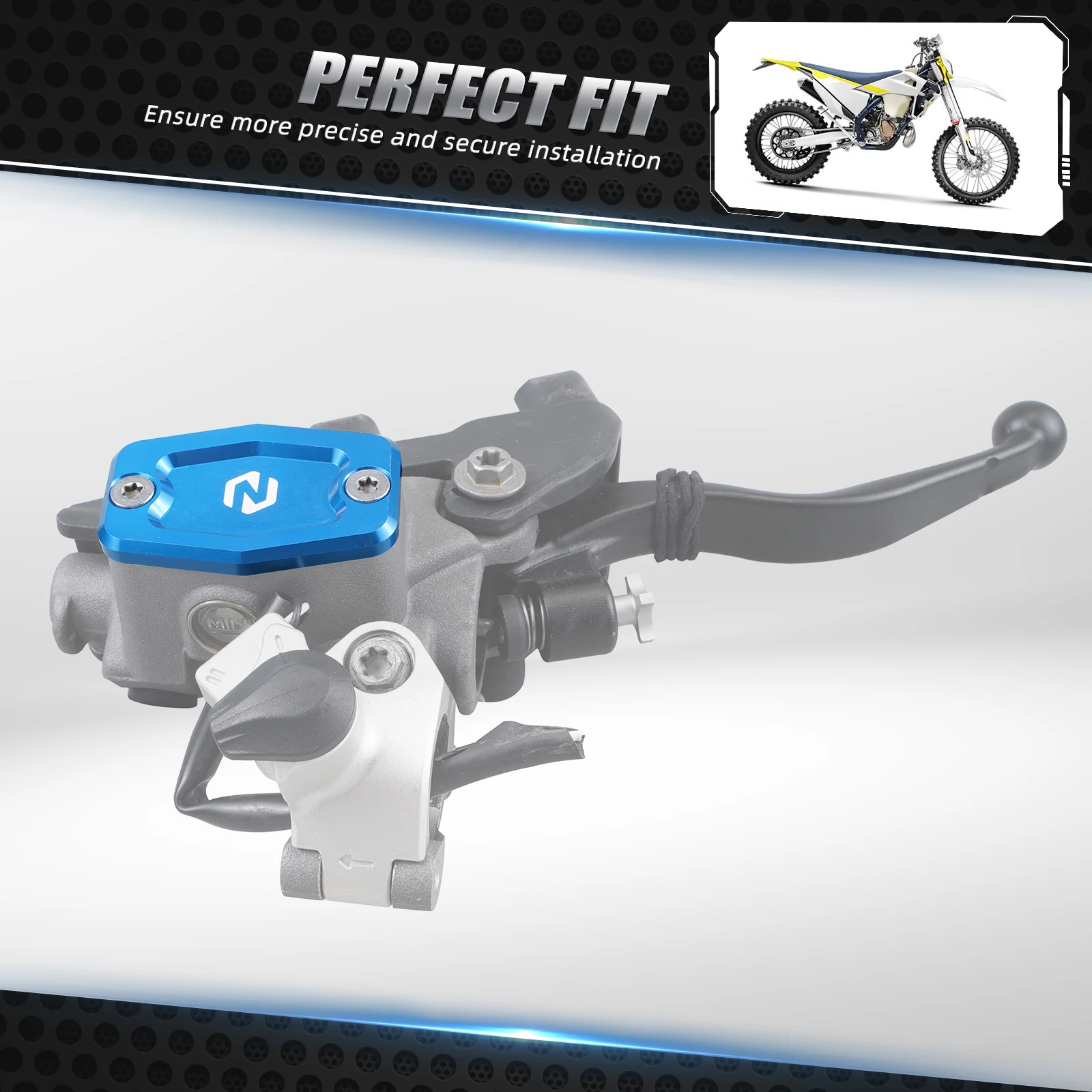 For Husqvarna TE 300I FE450 2024 Front Brake Clutch Reservoir Cover Caps TEi FE 150 200 250 300 350 400 450 501 2022 2023 2024