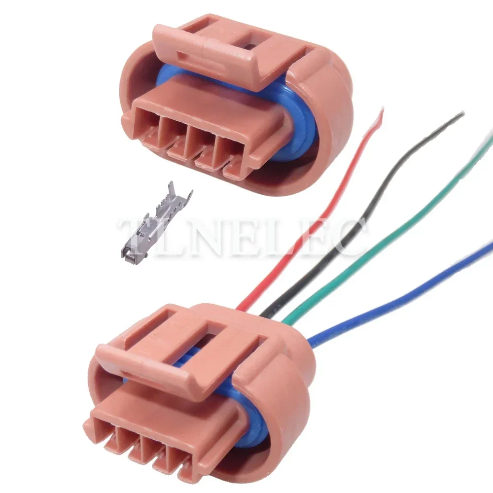 4 Pin Way Auto Ignition Coil High Voltage Pack Socket with Wires Car Wire Harness Connectors For Buick Chevrolet 12162859