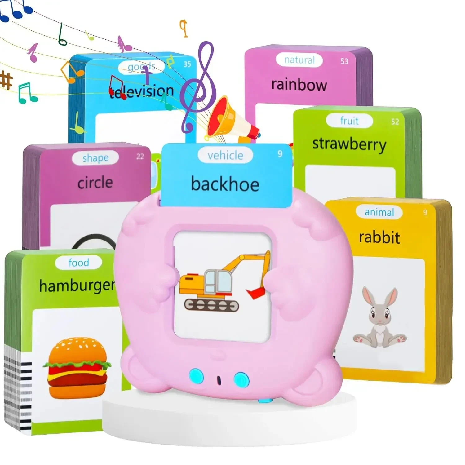 Education Toys Sight Words Games Study Talking Flash Cards  Learning English Machine Electronic Book Set for Kid Christmas Gifts