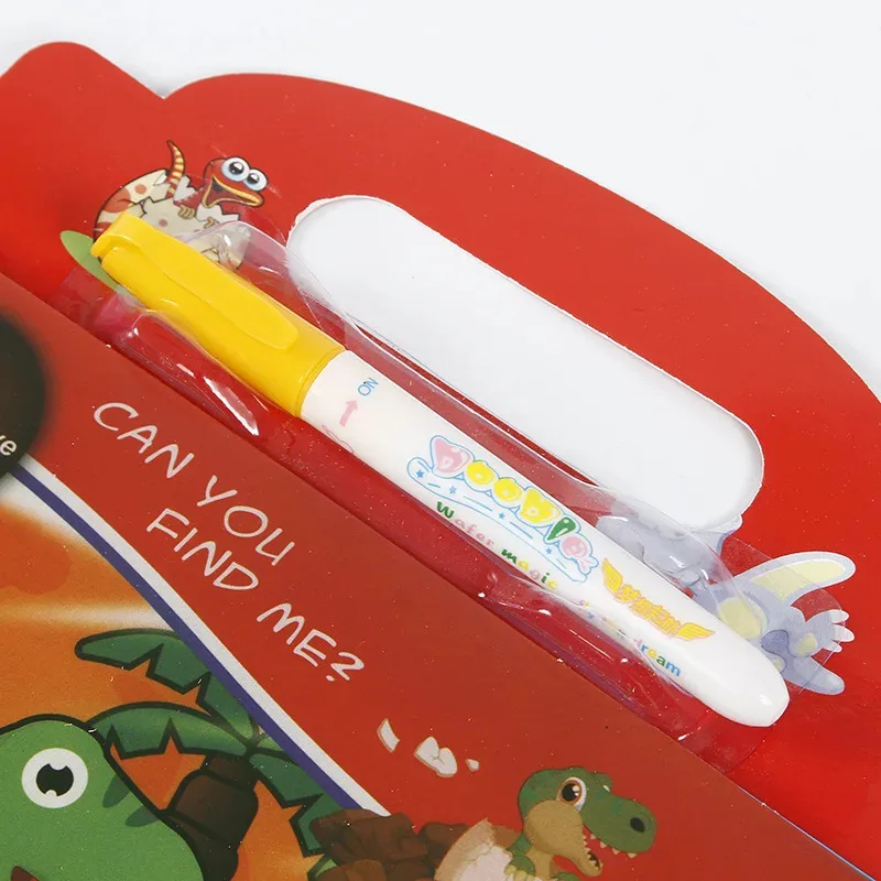 Libro magico da disegno ad acqua: giocattolo riutilizzabile per bambini Montessori, pittura senza disordine per l'educazione precoce