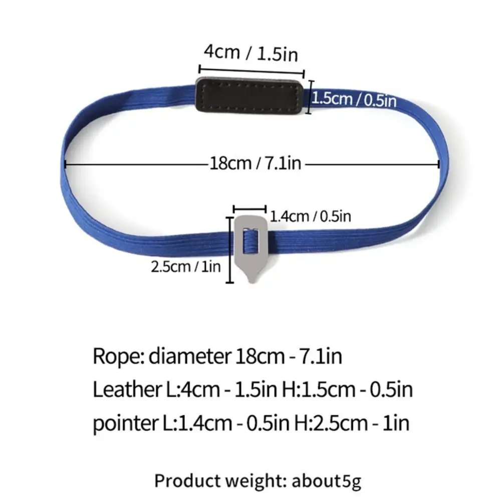 Multi-functional Elastic Webbing Elastic Bookmark Colorful Metal Pointer Page Marking Tool Book Clip School Office