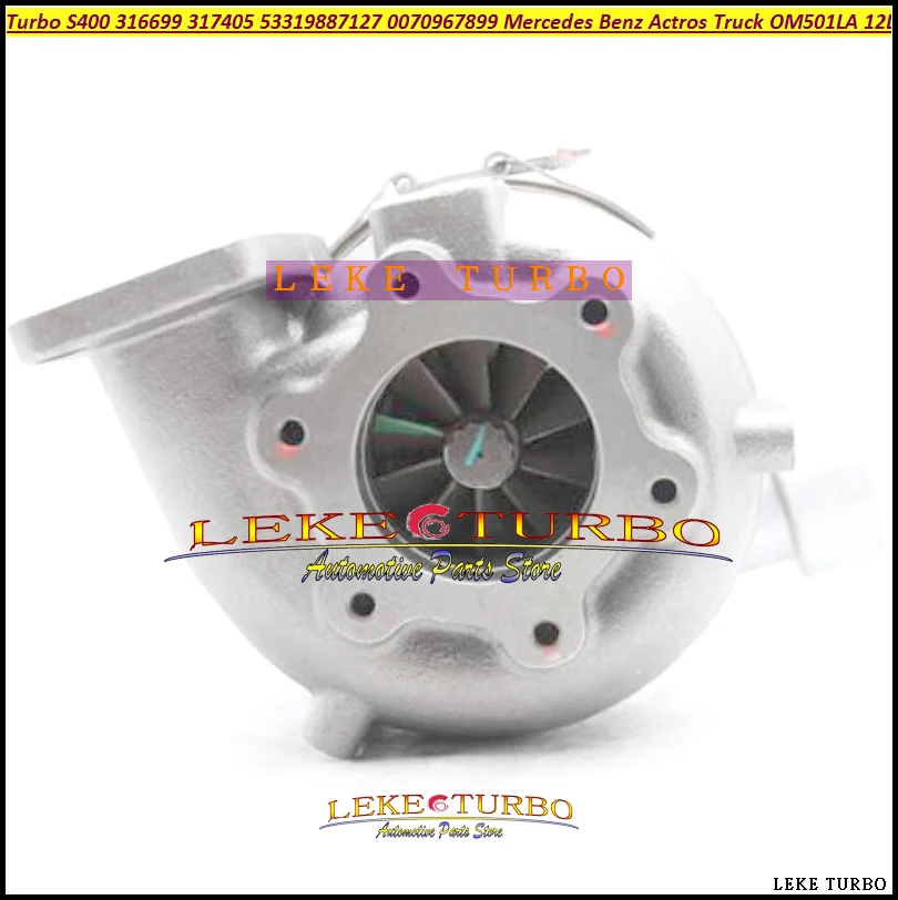 توربو S400 316699 317405 53319887127 0070967899 0060966699   لشاحنة مرسيدس بنز أكتروس OM501LA 12L 315KW Euro 3 1997-2011