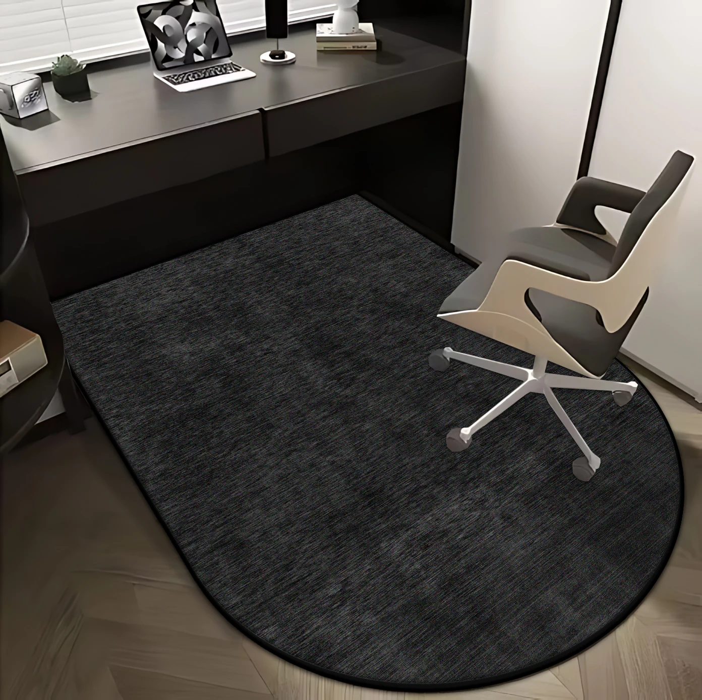 Minimalist Computer Chair Mat Study Tables Floor Carpet Non-slip Modern Rugs for Bedroom Home Decoration Hall Doorway Mats