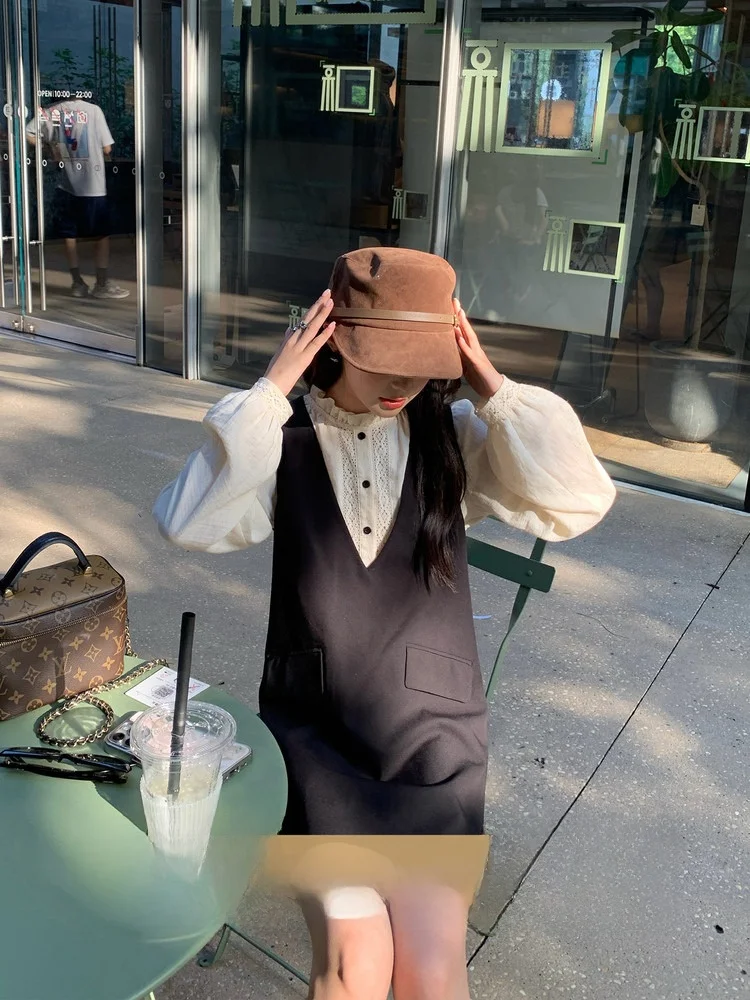 

Women's Long Sve Linen irt Versatile Casual Sle Pure Color Loose Fit Button down Casual Wear Autumn New Arrival