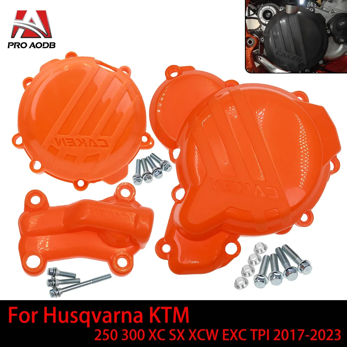 

Moto Motorcycle Ignition Protector Clutch Guard Water Pump Cover For Husqvarna KTM SX XC EXC XCW TPI Dirt Bike Motocross Etc