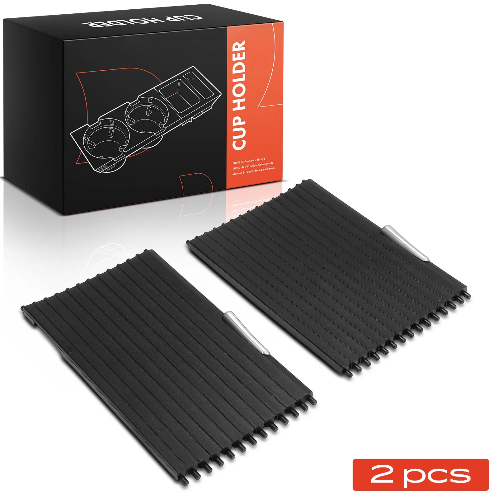 Frankberg 2x bekerhouder voor BMW X5 E70 X6 E71 E72 M xDrive35i 51166954943