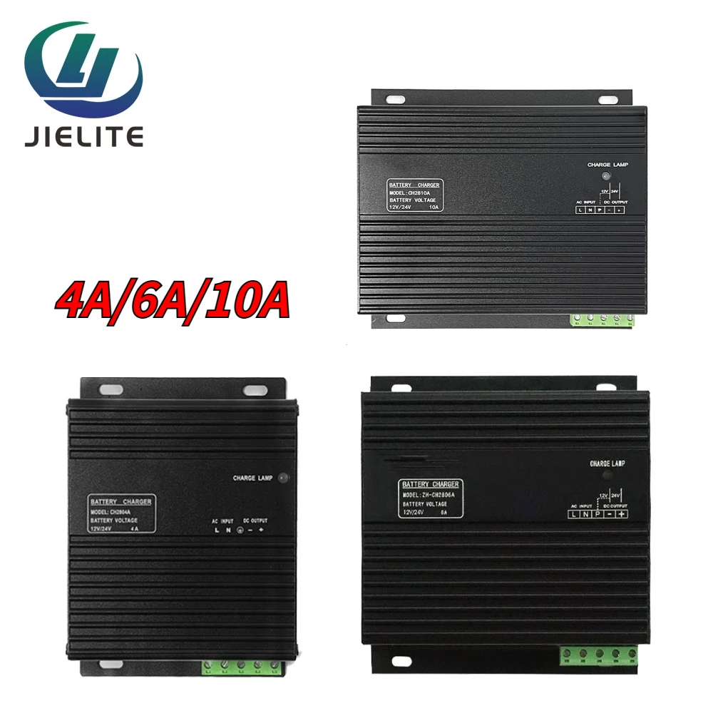 CH2804A CH2806A CH2810A Genset Charger 12V 24V Smart and Reliable Car Switching Generator Power Supply 4A6A10A Battery Charger