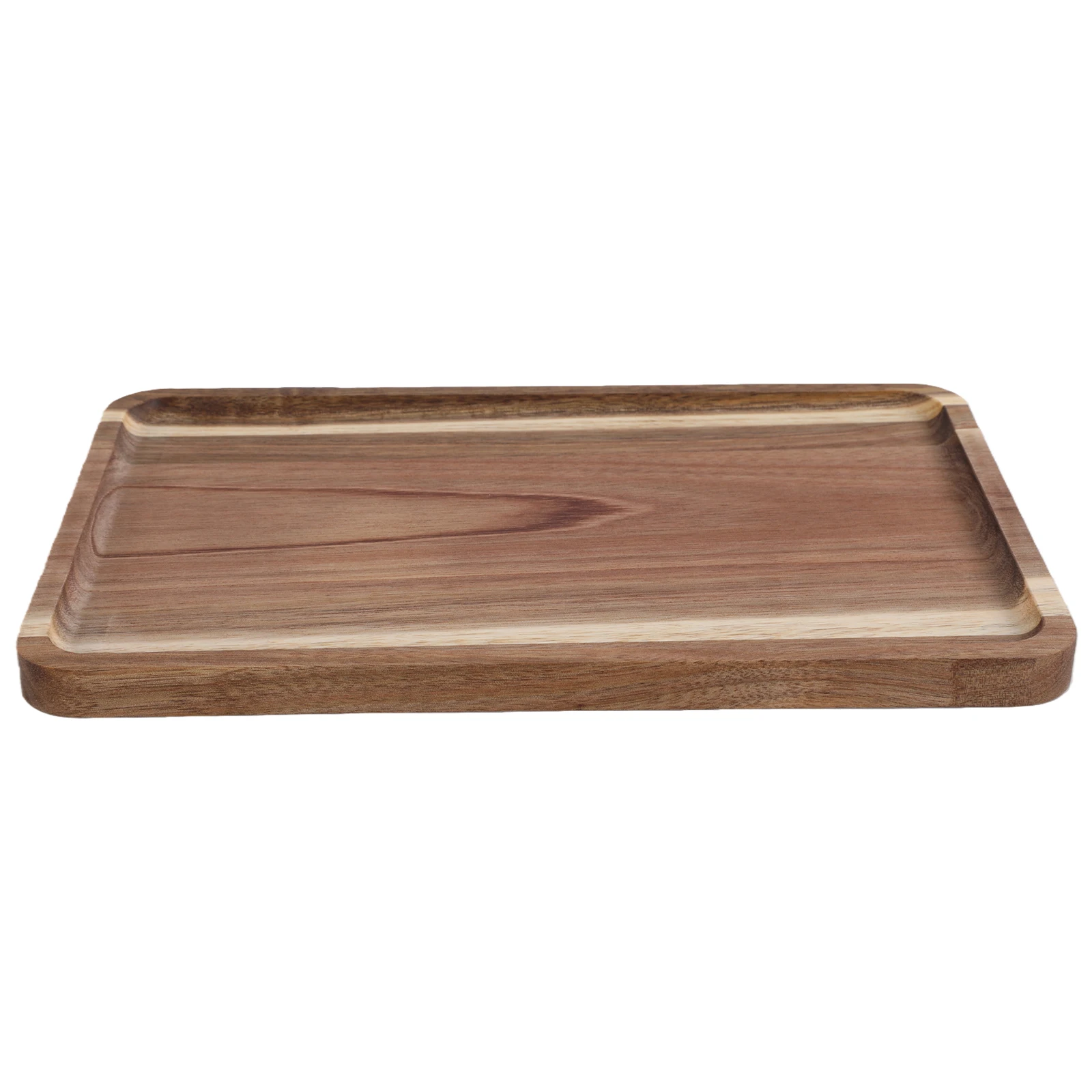 

12 Pack Rectangular Wooden Serving Platter Rectangle Kitchen Dinner Platter for Food Vegetable Charcuterie Appetizer