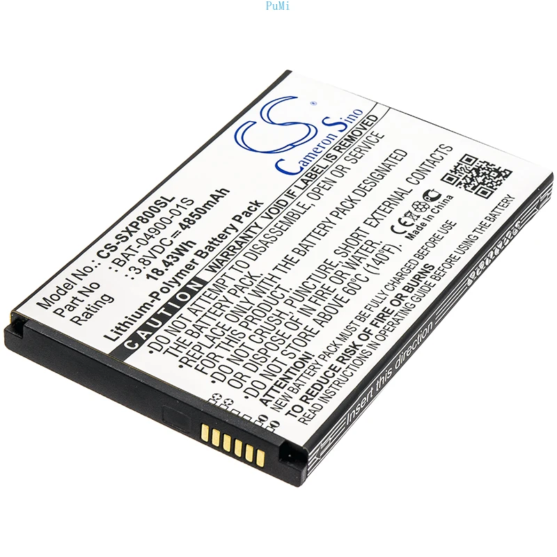 

CameronSino 4850mAh 3.8V 18.43Wh Mobile, SmartPhone Li-Polymer Battery for Sonim BAT-04900-01S,XP8,XP8800
