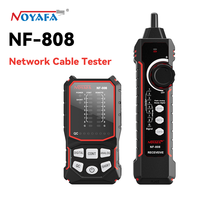 NOYAFA NF-808 Network Cable Tester Multifunction Wire Tracker RJ45 Cable Tracker Support Continuity Test Wire Tracer LCD Display