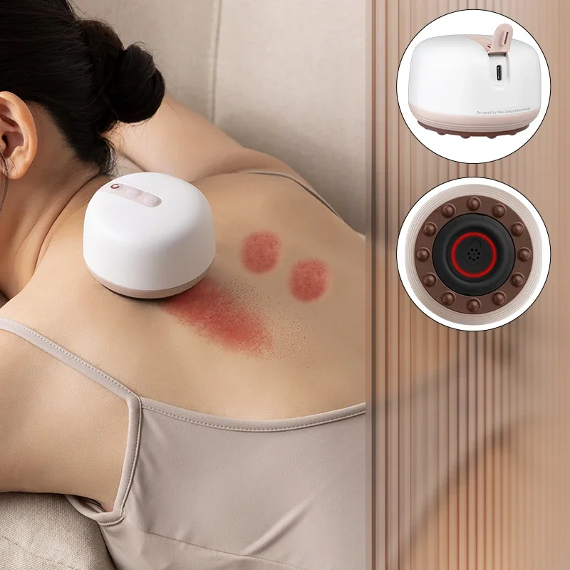 

Хит продаж на Amazon, электрическая интеллектуальная Массажная терапия, Hijama Cupping, устройство для нанесения логотипа гуаша, китайская электрическая чашка