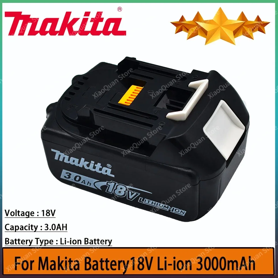 

Литий-ионный аккумулятор Makita 18 в 3,0 Ач для Makita BL1830 BL1815 BL1860 BL1840, Сменный аккумулятор для электроинструмента