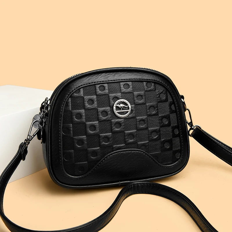 

Luxury Brand Designer Solid Color Women's Small Handbag Fashion Leisure Shoulder Messenger Bag Ladies pu Leather Crossbody Bags